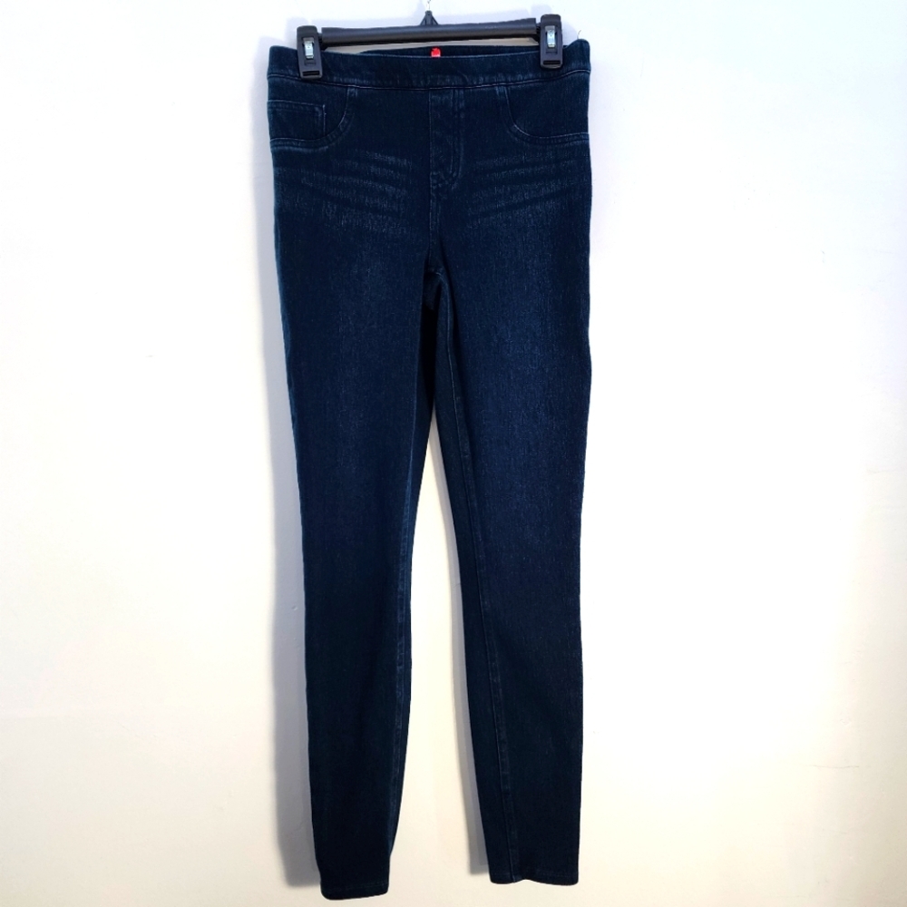 Spanx Size Medium Dark Blue Jeans